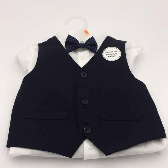 Infant Boys 4 Piece Formal Suit Size 12-18 Months - Picture 14 of 14